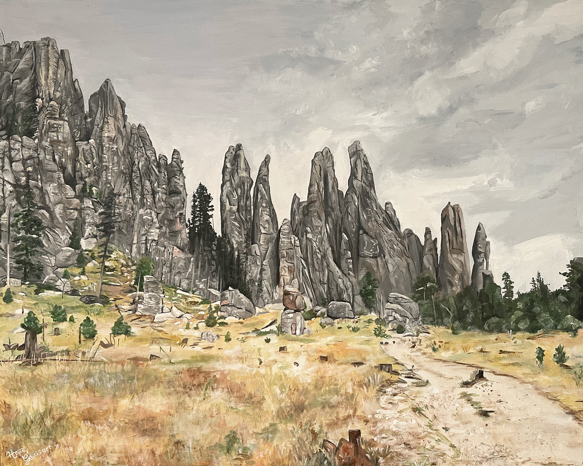 black hills painting